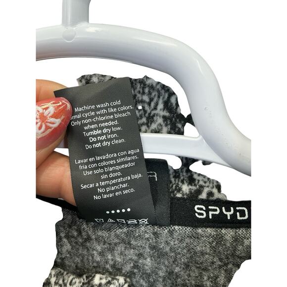 Spider Active Women’s Black And White Cozy Fleece 1/2 Zip SZ. XXL - Picture 10 of 16